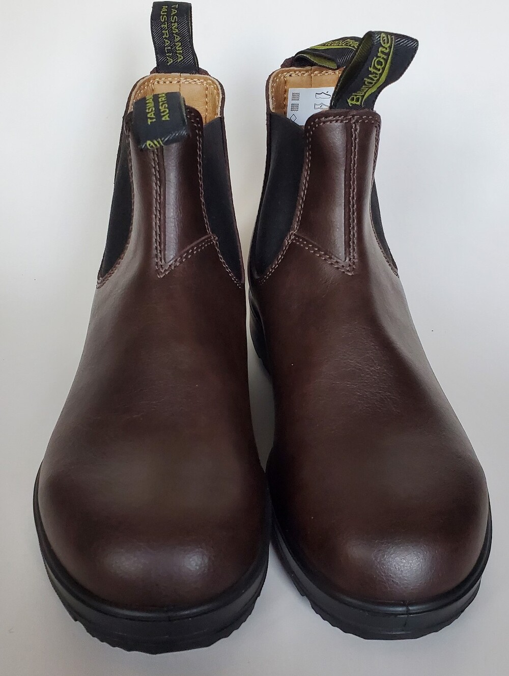 Blundstone Women’s 8.5 Mens 6.5 Unisex Chelsea Boots Brown Leather AU 5.5 - Picture 2 of 8
